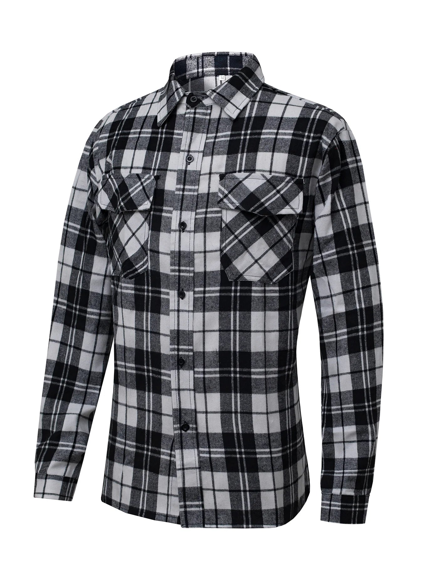 Cool Long Sleeve Lapel Shirt Fashion Plaid